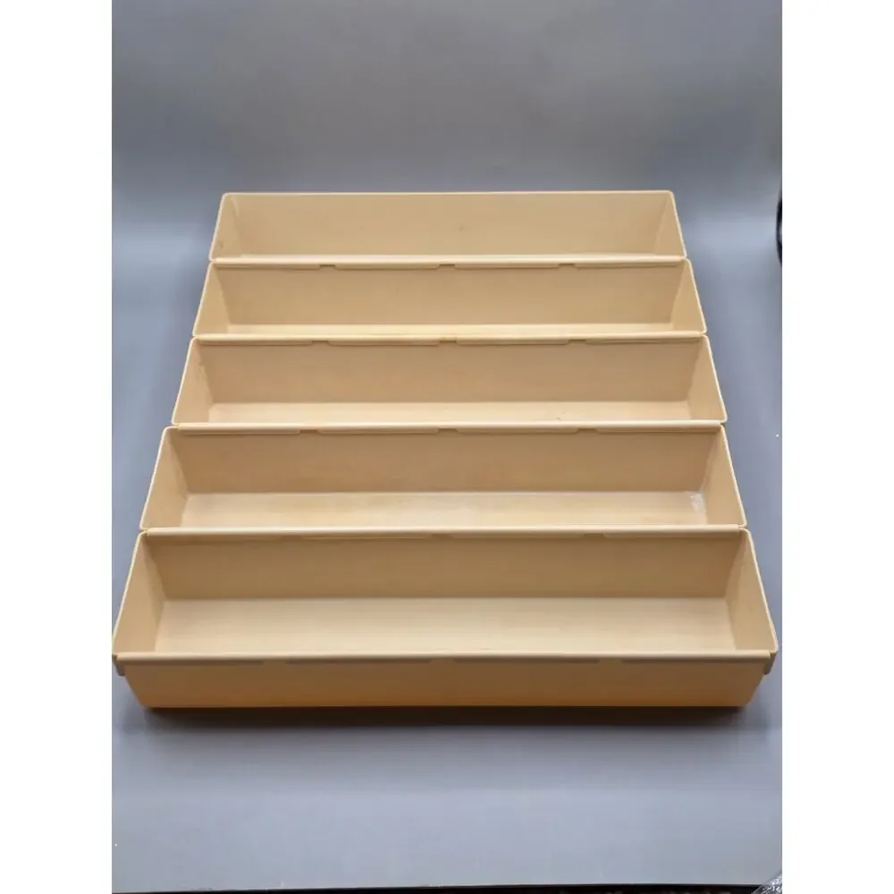 Vintage Rubbermaid Interlocking Drawer Organizer Bins Lot JB1-2915 JB1-2916 B